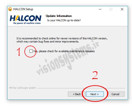نصب نرم افزار پردازش تصویر halcon