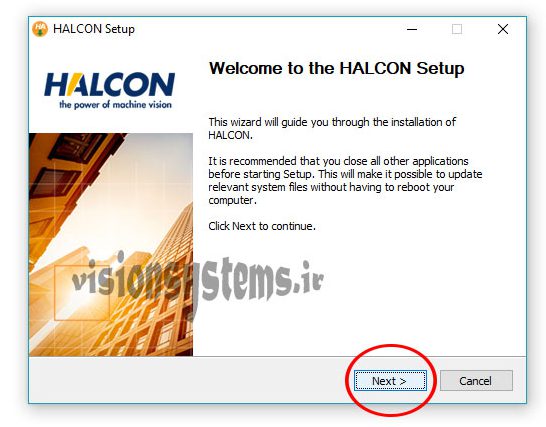 نصب نرم افزار Halcon