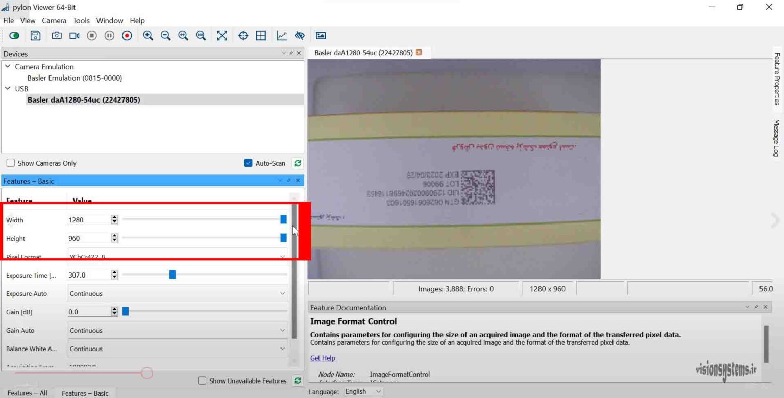 Basler Camera Configuration Tutorial with Pylon Software – شرکت بینا ...